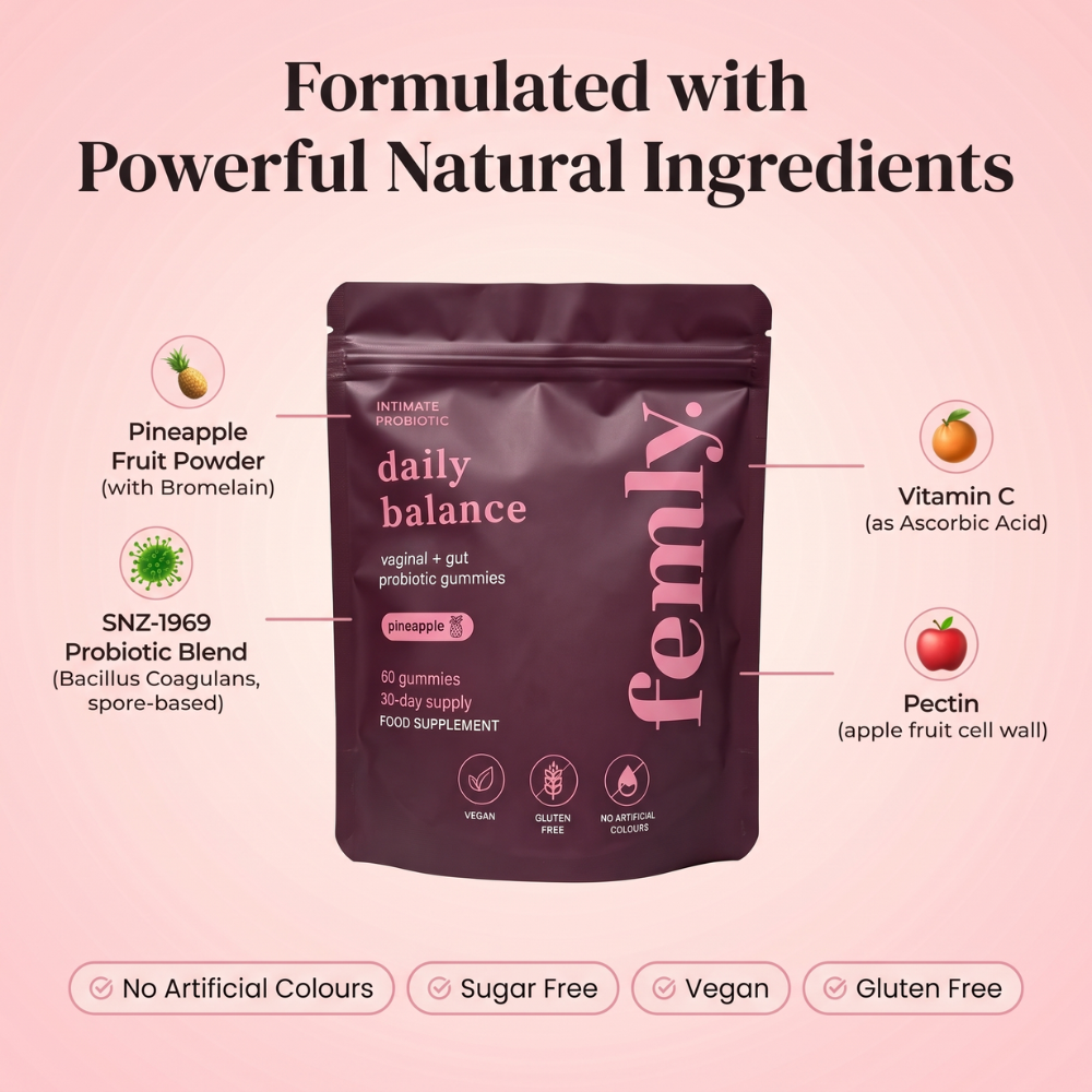 Daily Balance Vaginal + Gut Probiotic Gummies
