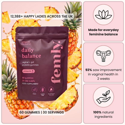 Daily Balance Vaginal + Gut Probiotic Gummies